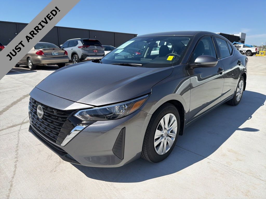 Gray (Gun Metallic) 2025 Nissan Sentra S FWD Sedan Front-Wheel Drive Continuously Variable Transmission