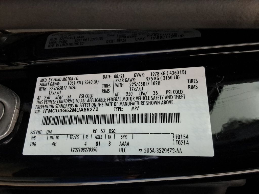 used 2021 Ford Escape car, priced at $14,999