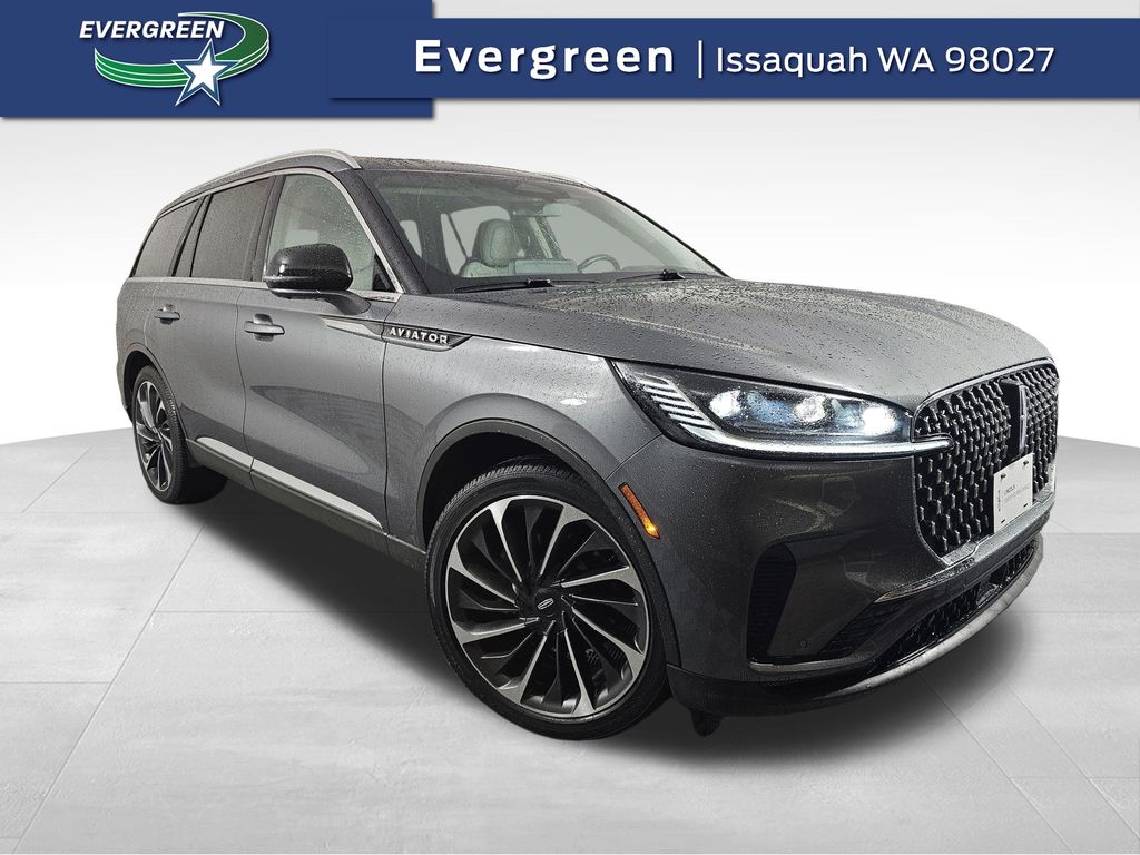 Asher Gray Metallic Clearcoat 2025 Lincoln Aviator SUV / Crossover All-Wheel Drive Automatic