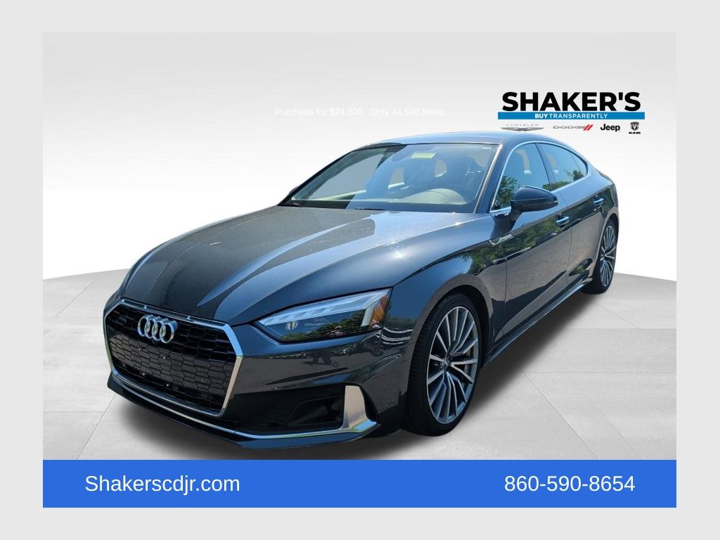 Gray Metallic 2021 Audi A5 Sportback 40 TFSI quattro Premium Plus AWD Sedan All-Wheel Drive 7-Speed Automatic
