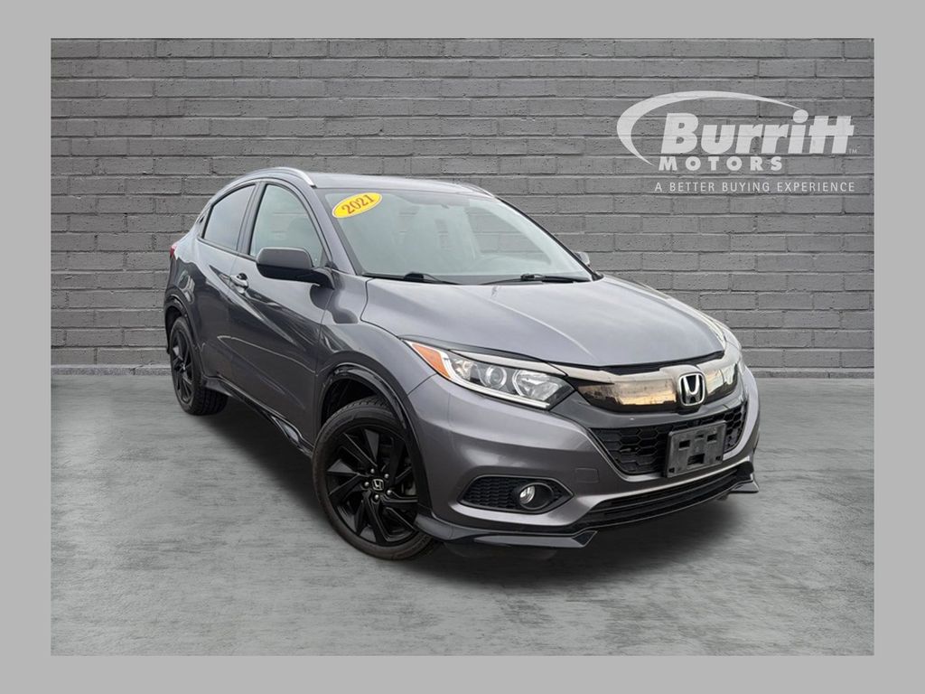 Gray 2021 Honda HR-V SUV / Crossover All-Wheel Drive Continuously Variable Transmission