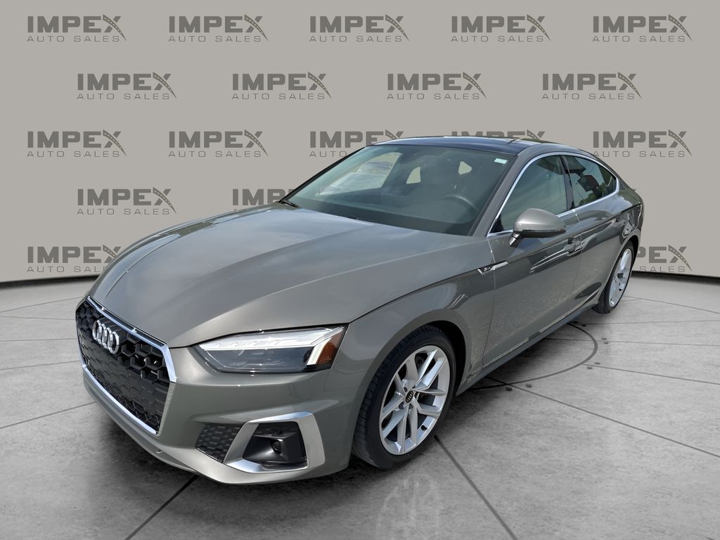 Chronos Gray Metallic 2024 Audi A5 Sportback Sedan All-Wheel Drive 7-Speed Automatic