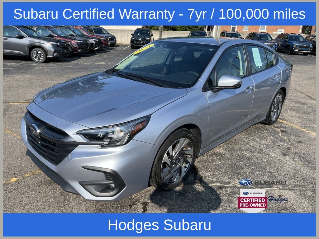 Ice Silver Metallic 2024 Subaru Legacy Sedan All-Wheel Drive Continuously Variable Transmission