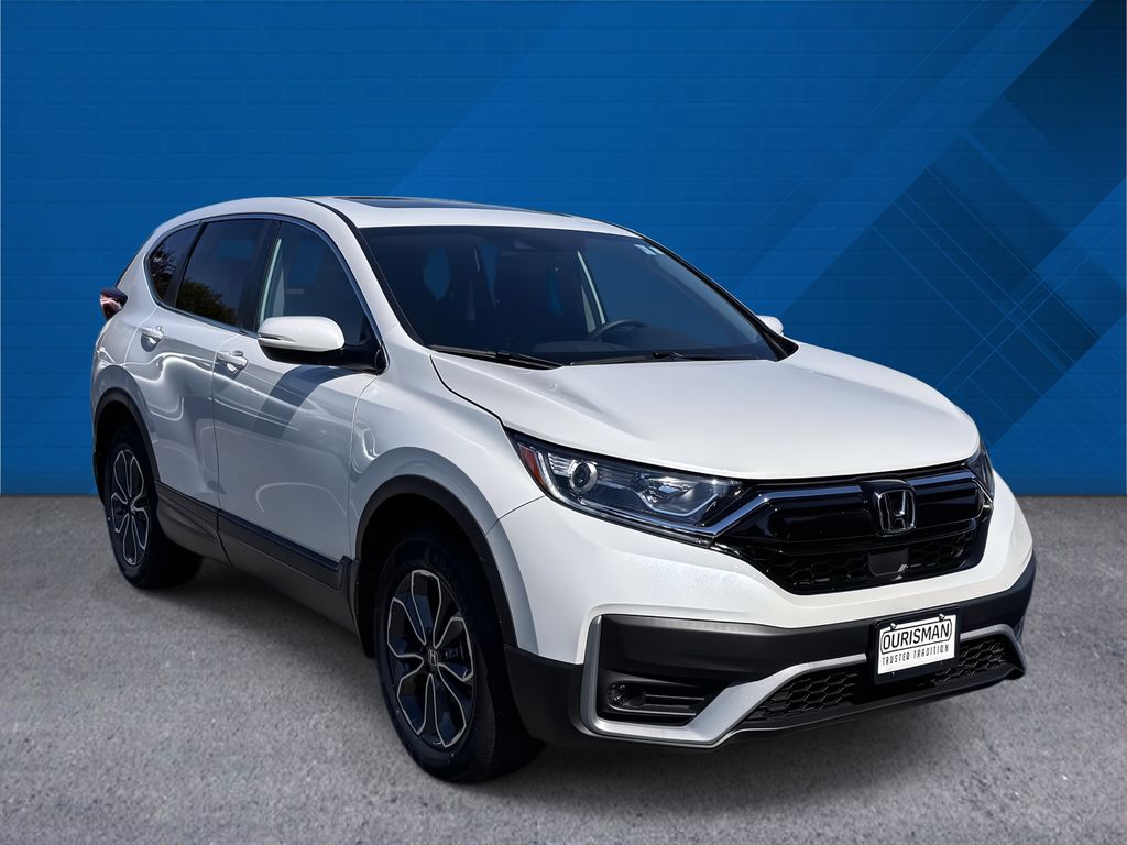 Platinum White Pearl 2020 Honda CR-V EX-L AWD SUV / Crossover All-Wheel Drive Continuously Variable Transmission