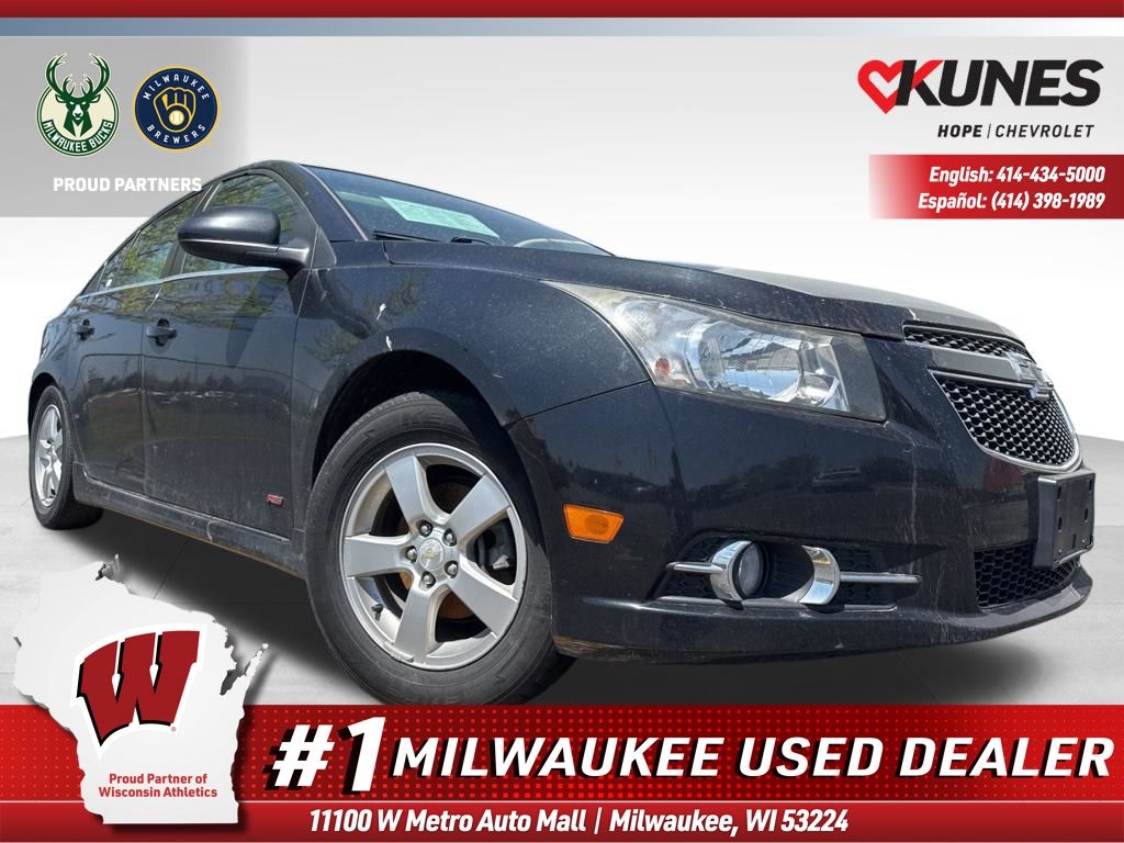 Black Granite Metallic 2014 Chevrolet Cruze 1LT Sedan FWD Sedan Front-Wheel Drive 6-Speed Automatic Overdrive