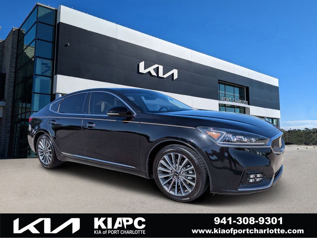 Aurora Black 2017 Kia Cadenza Sedan Front-Wheel Drive 8-Speed Automatic