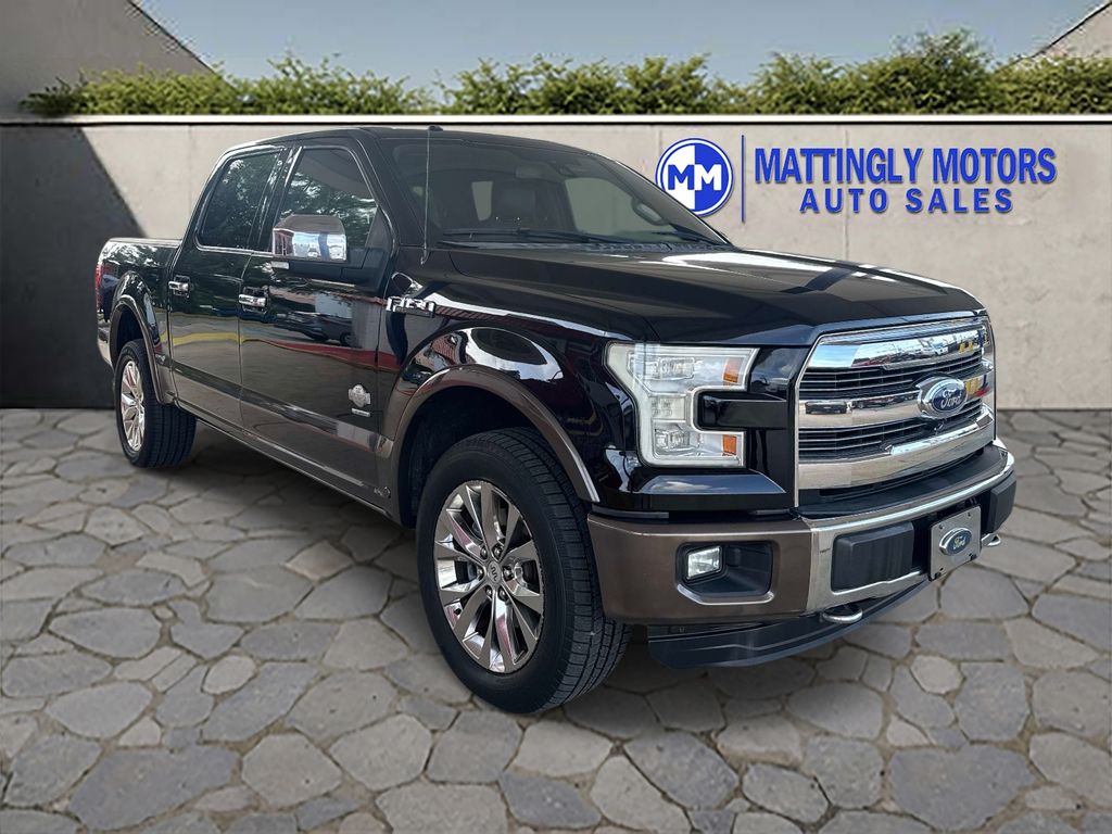 Black 2016 Ford F-150 Pickup Truck Four-Wheel Drive 6-Speed Automatic