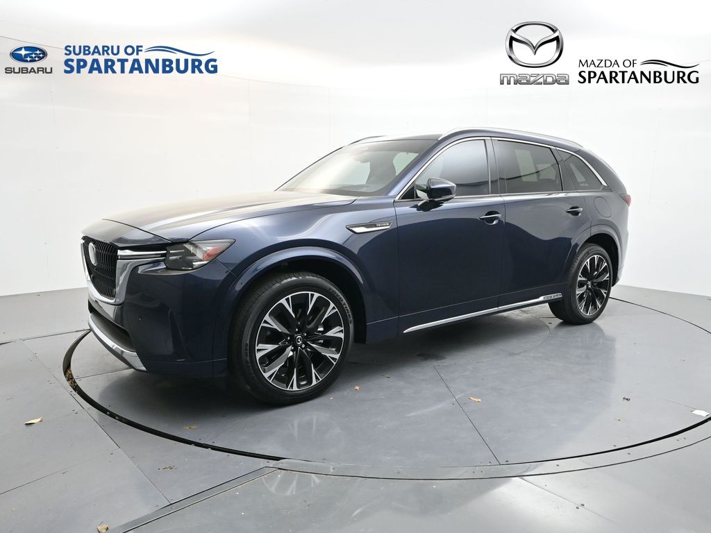 Deep Crystal Blue Mica 2025 Mazda CX-90 3.3 Turbo S Premium AWD SUV / Crossover All-Wheel Drive 8-Speed Automatic