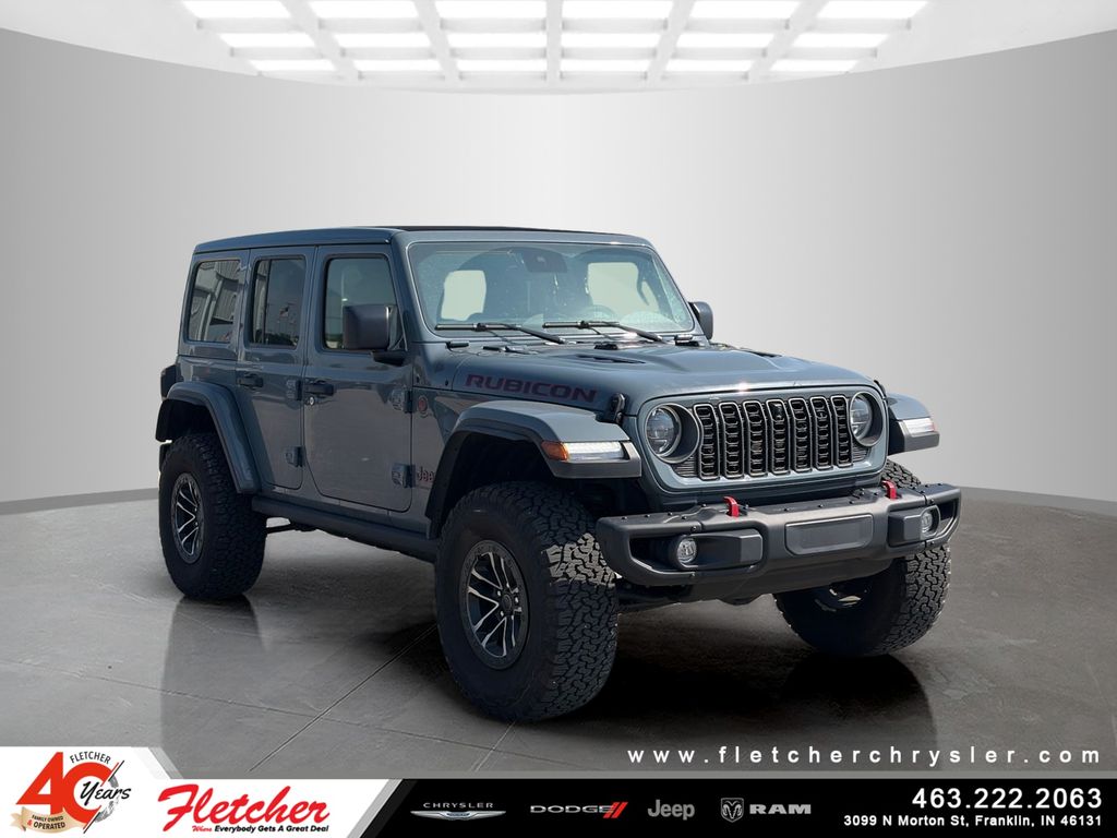 Anvil Clear Coat 2025 Jeep Wrangler Rubicon X 4-Door 4WD SUV / Crossover Four-Wheel Drive 8-Speed Automatic