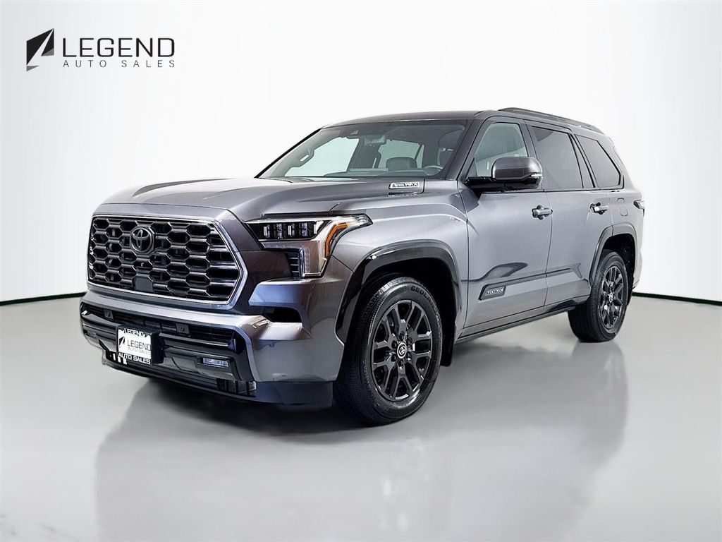 Magnetic Gray Metallic 2024 Toyota Sequoia Platinum 4WD SUV / Crossover Four-Wheel Drive Automatic