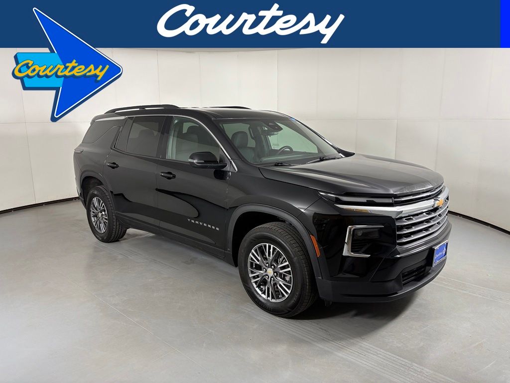 Mosaic Black Metallic 2025 Chevrolet Traverse SUV / Crossover Front-Wheel Drive 8-Speed Automatic