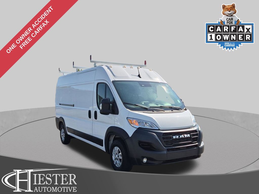 Bright White Clearcoat 2023 RAM ProMaster Van Front-Wheel Drive 9-Speed Automatic