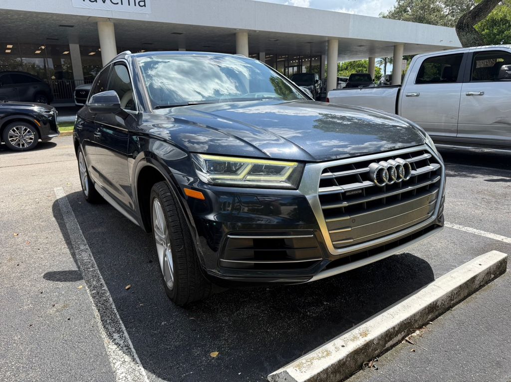 Moonlight Blue 2018 Audi Q5 SUV / Crossover All-Wheel Drive 7-Speed Automatic