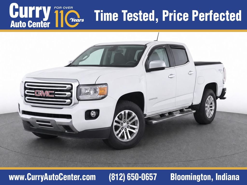 Summit White 2018 GMC Canyon Pickup Truck Four-Wheel Drive 8-Speed Automatic