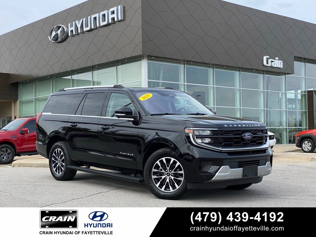 Black Metallic 2025 Ford Expedition MAX Platinum 4WD SUV / Crossover Four-Wheel Drive Automatic