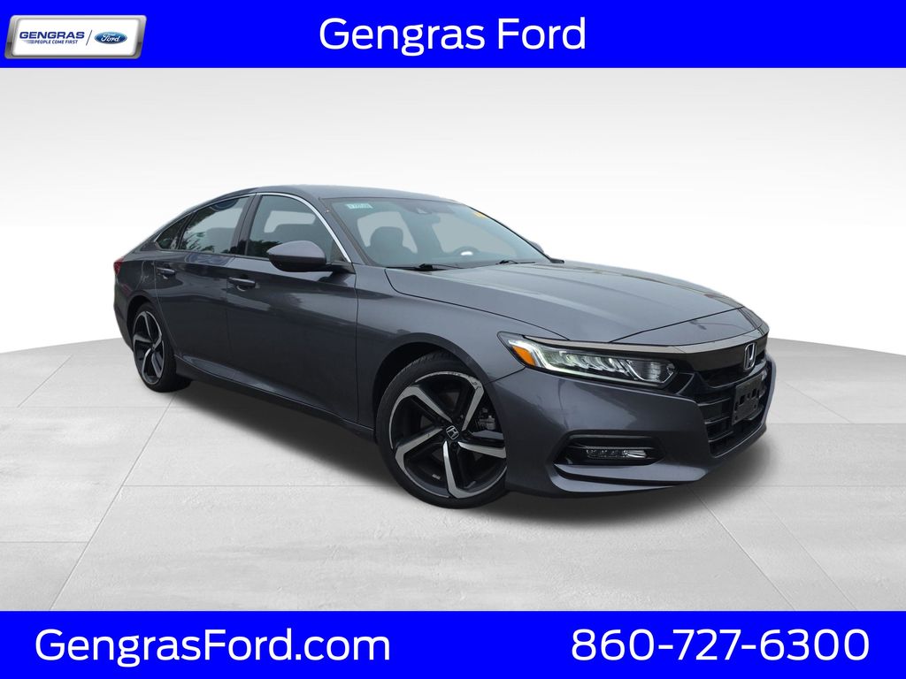 Gray 2020 Honda Accord Sedan Front-Wheel Drive Continuously Variable Transmission
