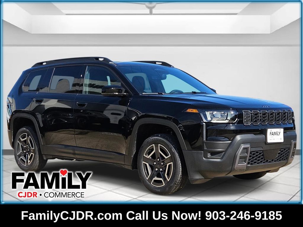 Diamond Black Crystal Pearlcoat 2026 Jeep Cherokee SUV / Crossover Four-Wheel Drive Continuously Variable Transmission