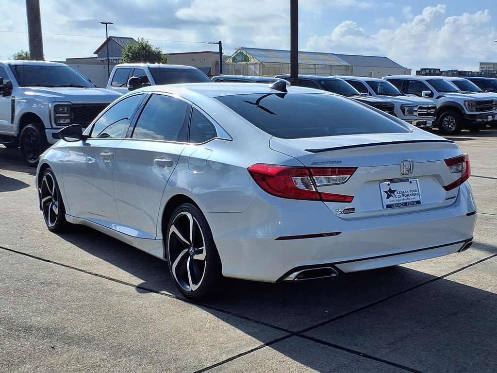 2021 Honda Accord Sport White at Legacy Ford