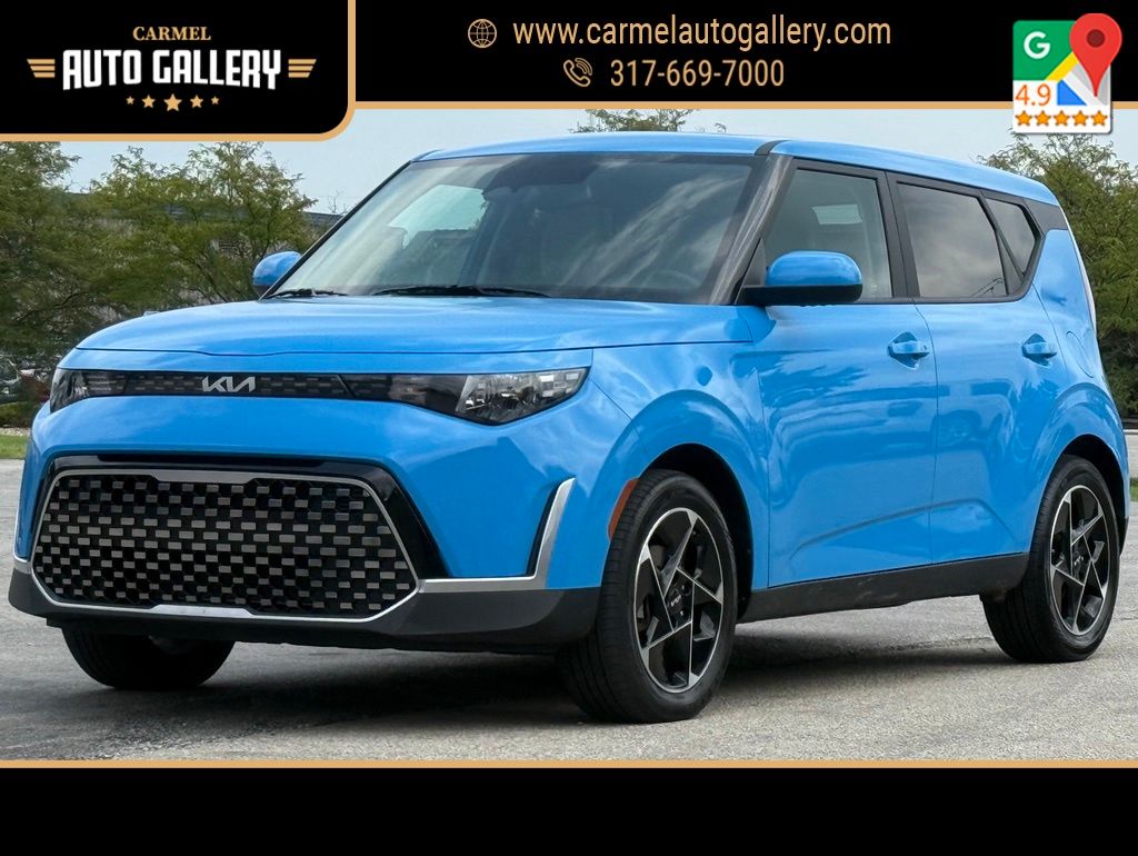 Surf Blue 2023 Kia Soul SUV / Crossover Front-Wheel Drive Continuously Variable Transmission