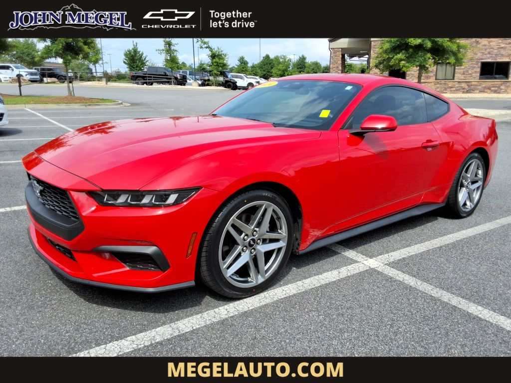 Race Red 2024 Ford Mustang EcoBoost Fastback RWD Coupe Rear-Wheel Drive Automatic