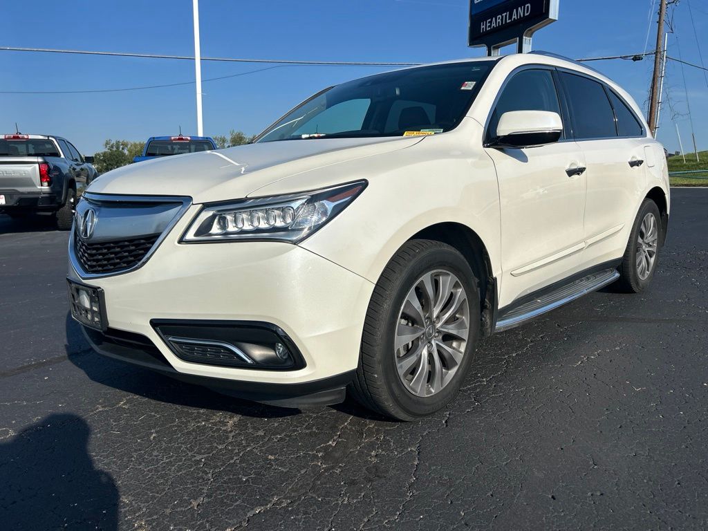 White Diamond Pearl 2014 Acura MDX SUV / Crossover All-Wheel Drive 6-Speed Automatic