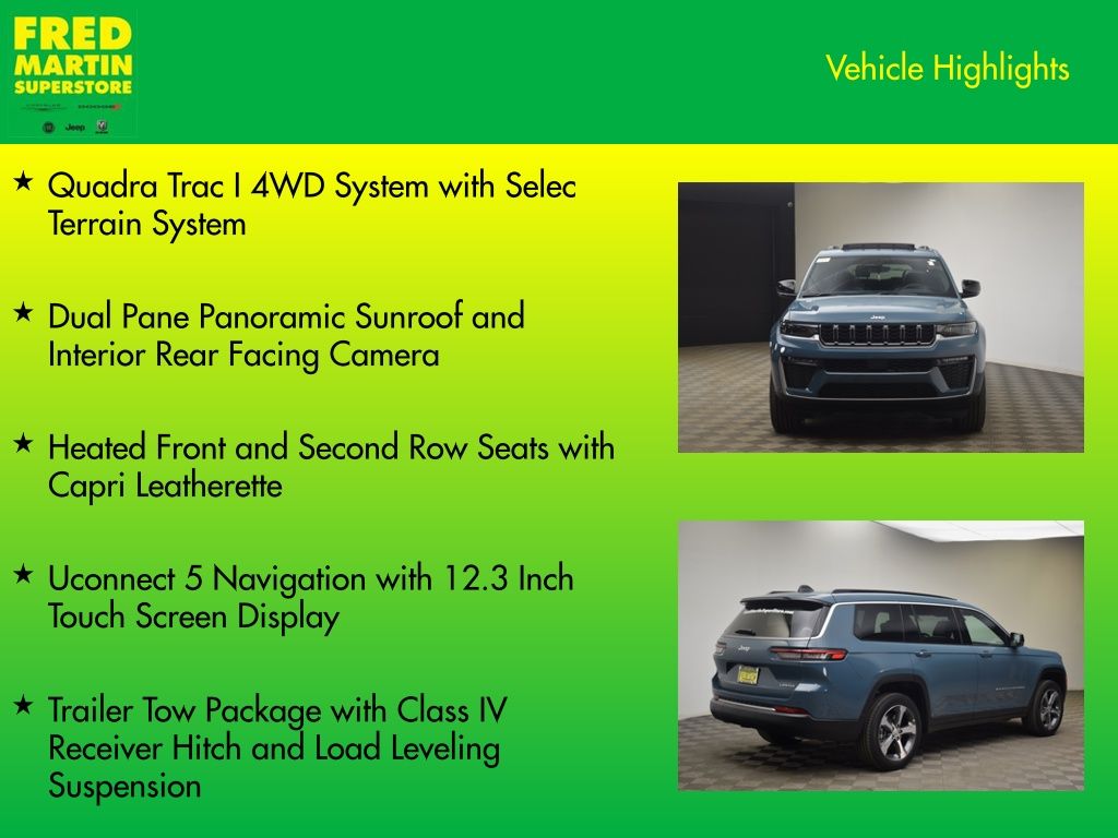 new 2026 Jeep Grand Cherokee L car, priced at $49,780