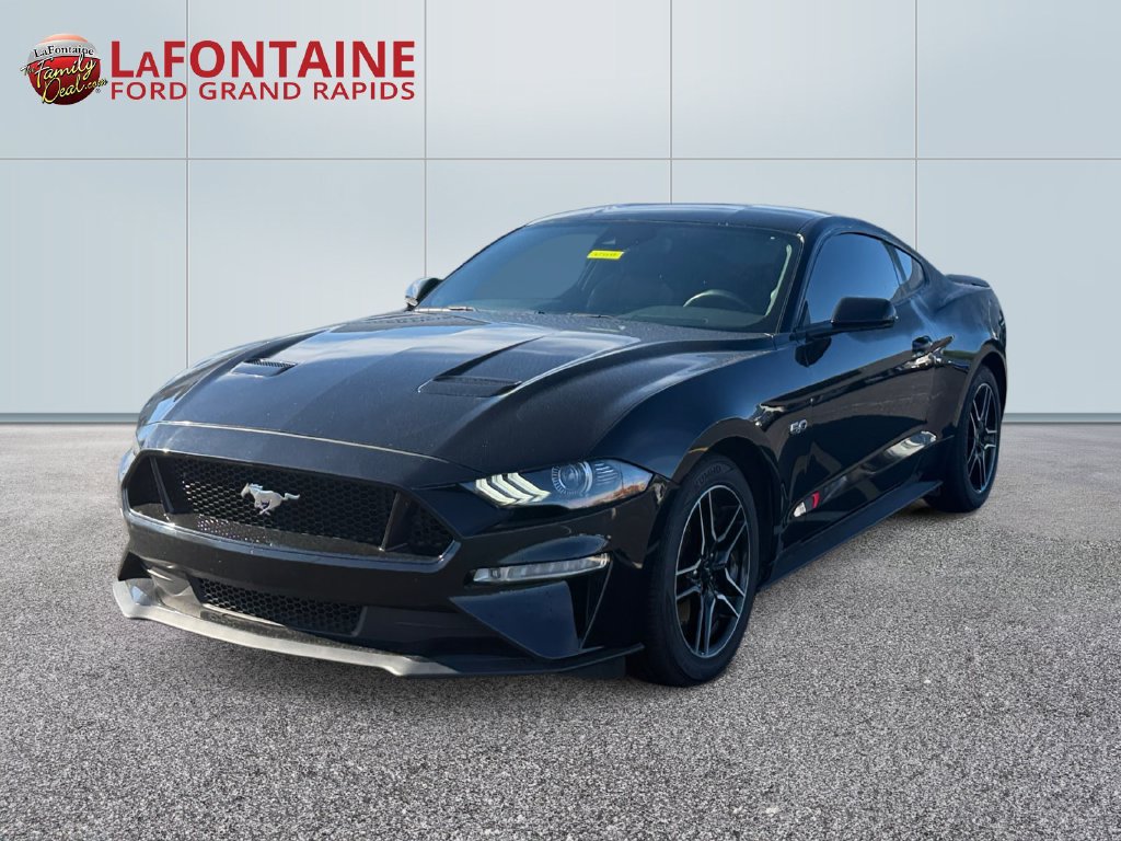 Shadow Black 2021 Ford Mustang Coupe Rear-Wheel Drive 6-Speed Manual