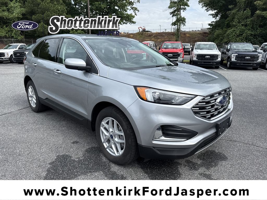Iconic Silver Metallic 2022 Ford Edge SUV / Crossover All-Wheel Drive 8-Speed Automatic