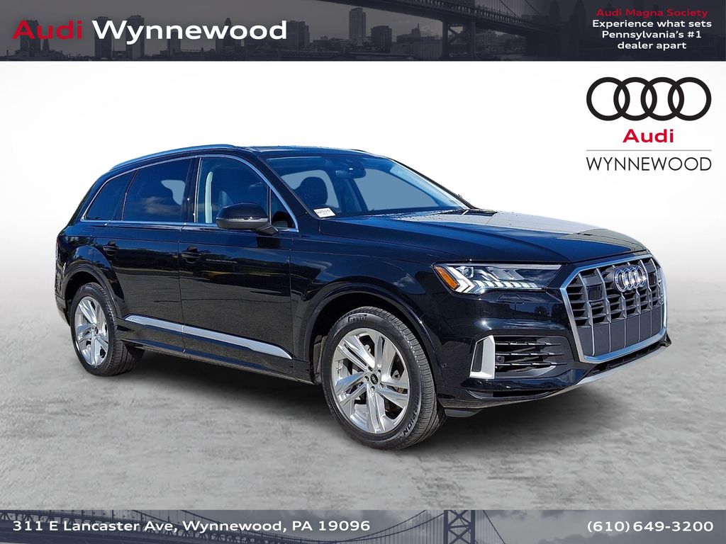 Black Metallic 2023 Audi Q7 SUV / Crossover All-Wheel Drive 8-Speed Automatic
