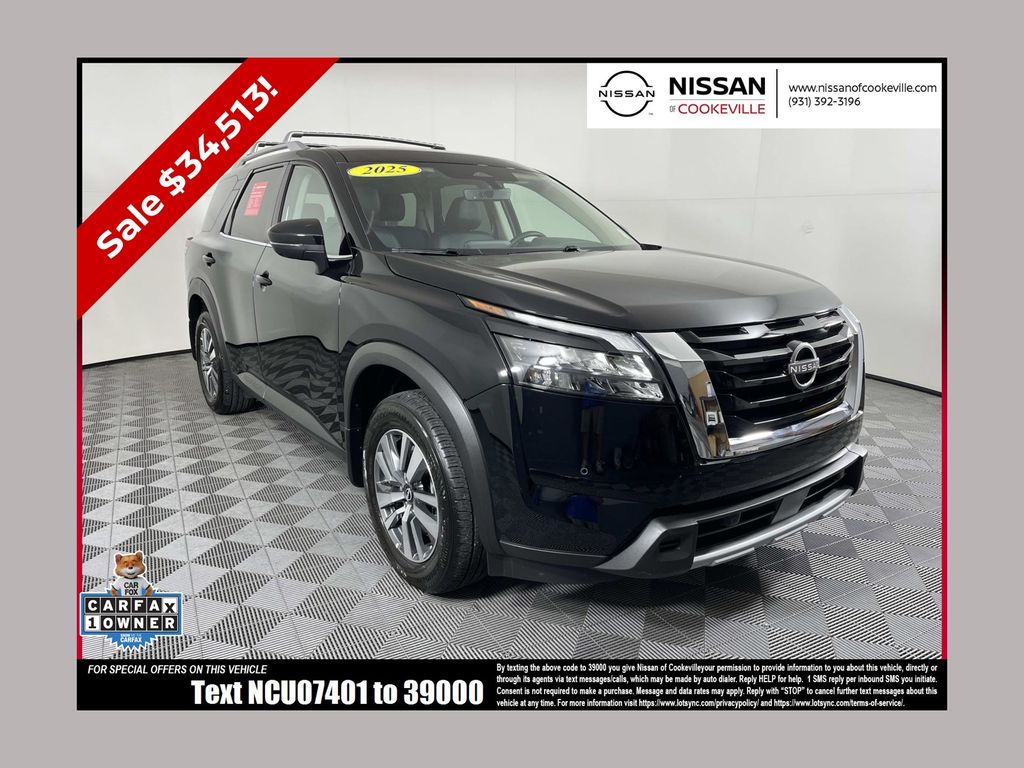Super Black 2025 Nissan Pathfinder SUV / Crossover Front-Wheel Drive 9-Speed Automatic