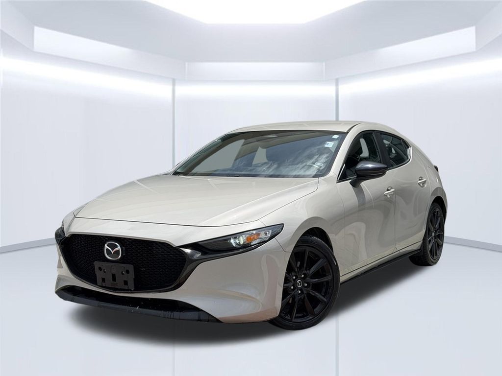 Gray (Platinum Quartz Metallic) 2025 Mazda MAZDA3 Hatchback Front-Wheel Drive 6-Speed Automatic