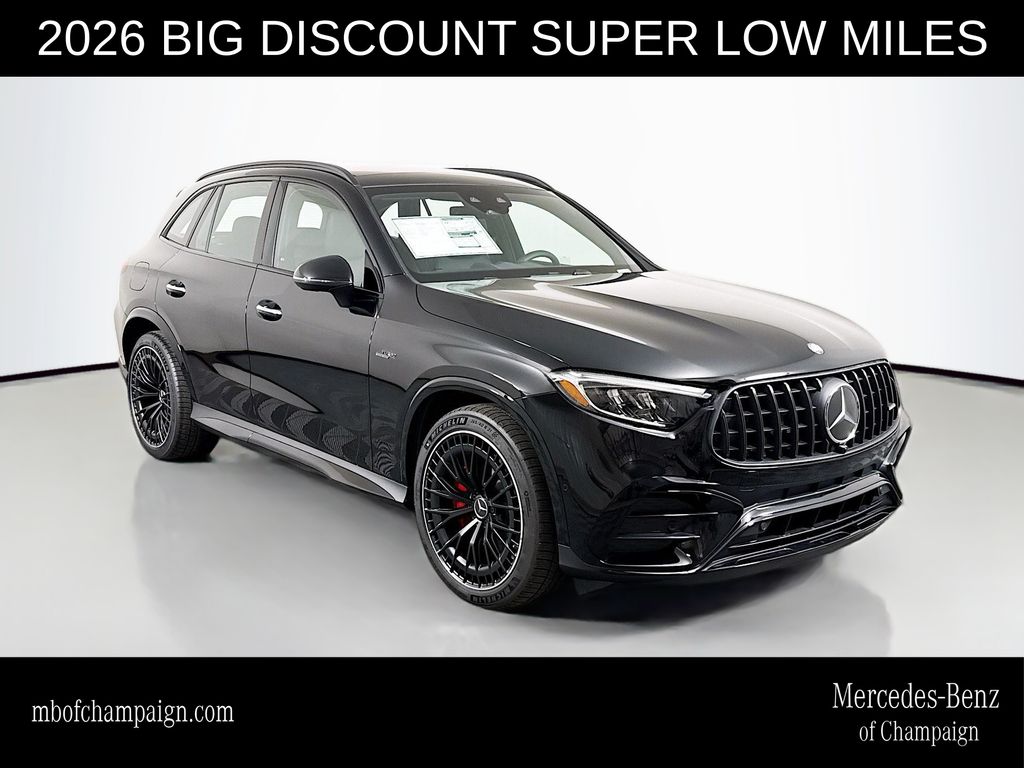 Black 2026 Mercedes-Benz GLC AMG GLC 43 4MATIC SUV / Crossover All-Wheel Drive 9-Speed Automatic