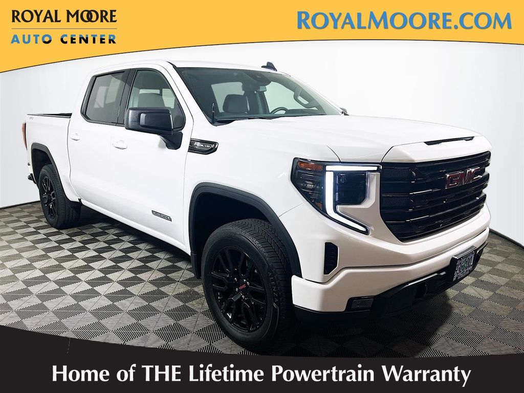 Summit White 2025 GMC Sierra 1500 Pickup Truck Four-Wheel Drive Automatic