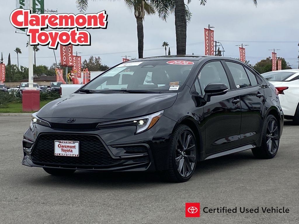 Midnight Black Metallic 2026 Toyota Corolla Sedan Front-Wheel Drive Continuously Variable Transmission