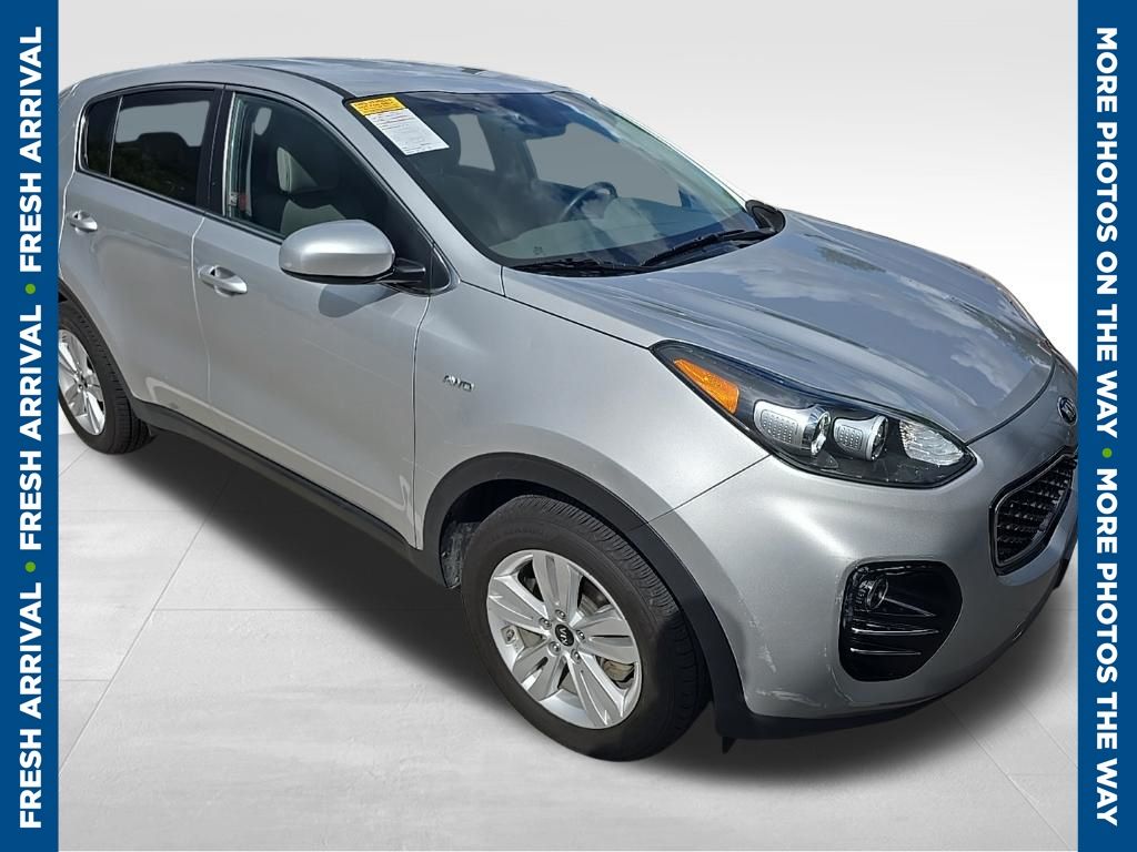 Sparkling Silver 2018 Kia Sportage SUV / Crossover All-Wheel Drive 6-Speed Automatic Overdrive