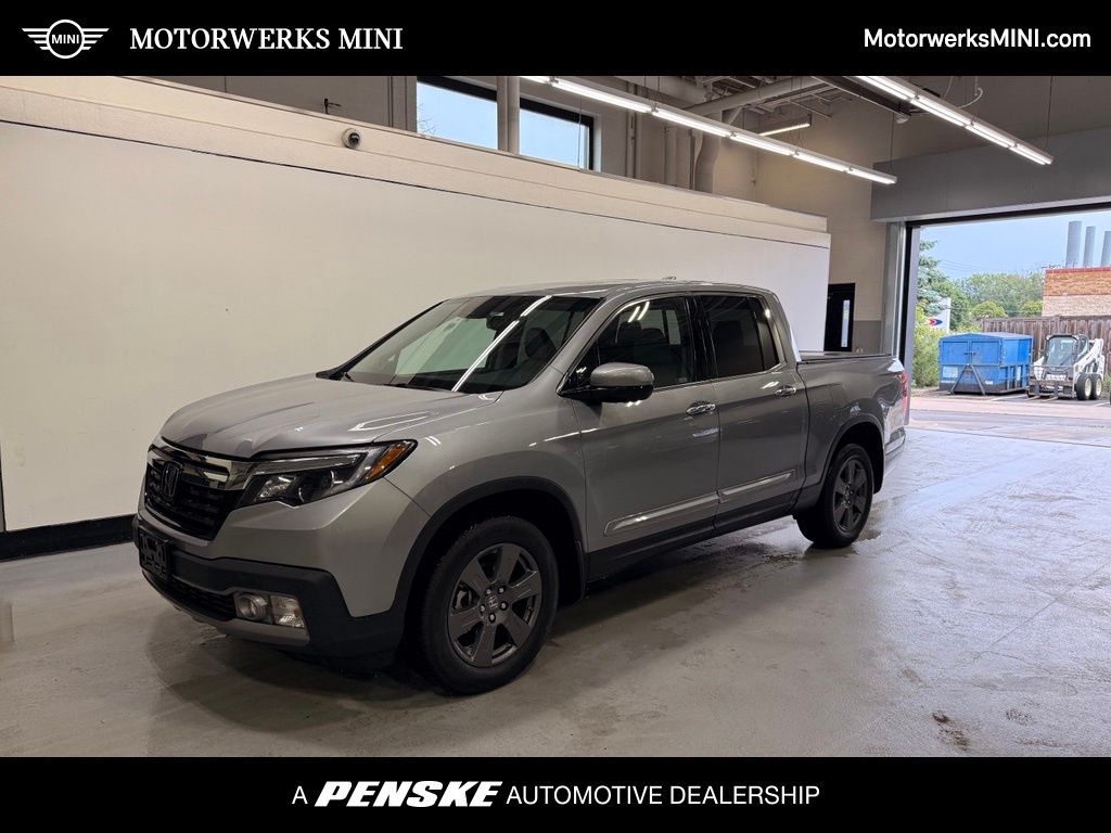 Silver Metallic 2020 Honda Ridgeline RTL-E AWD Pickup Truck All-Wheel Drive 9-Speed Automatic