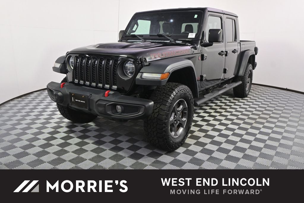Black Clearcoat 2020 Jeep Gladiator Rubicon Crew Cab 4WD Pickup Truck Four-Wheel Drive 6-Speed Manual