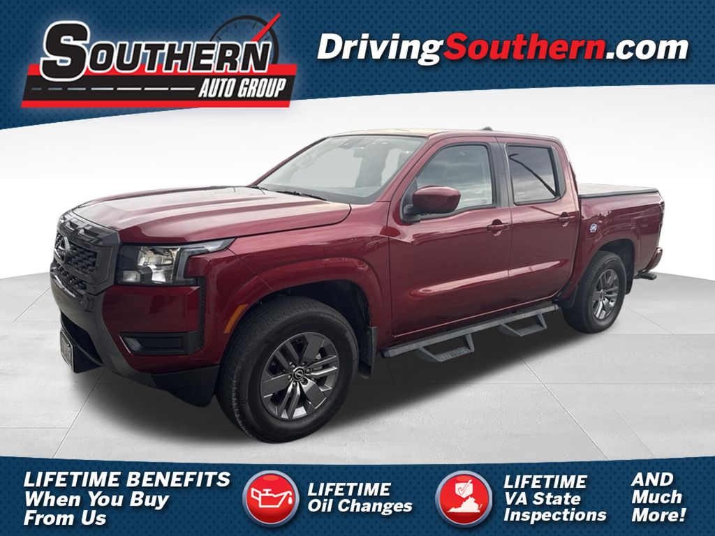 Cardinal Red Metallic Tricoat 2025 Nissan Frontier Pickup Truck 4X2 9-Speed Automatic Overdrive