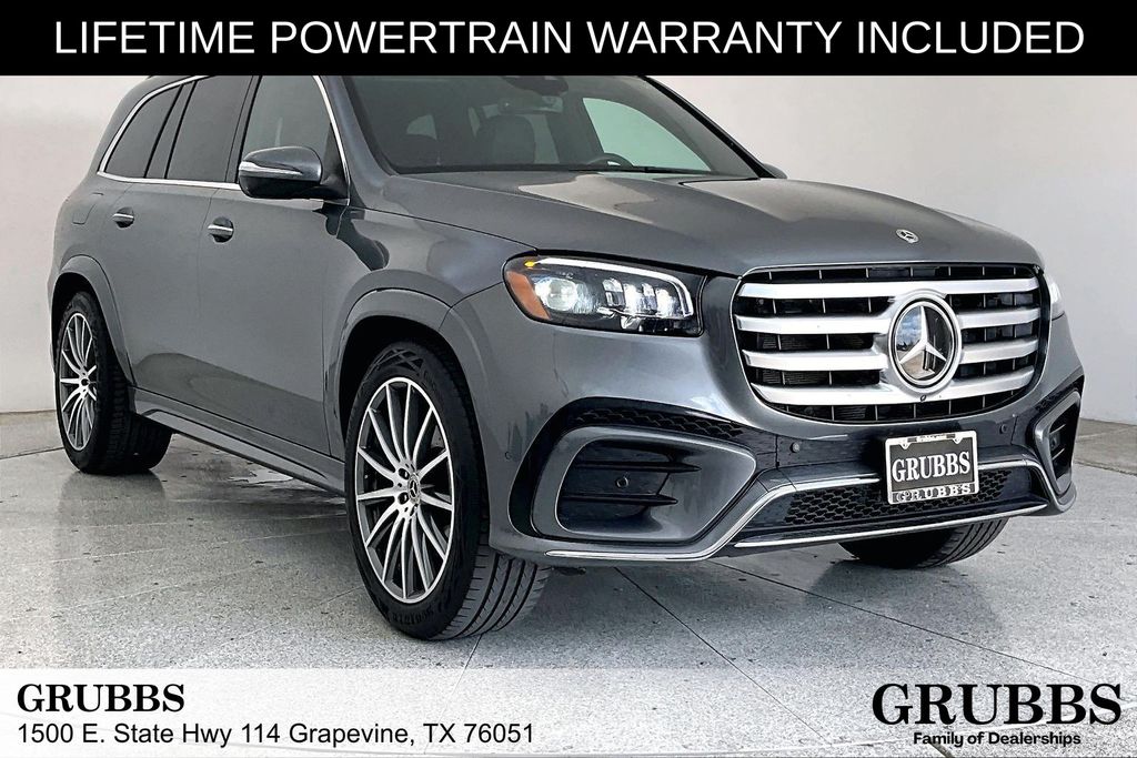 Gray (Selenite Grey Metallic) 2025 Mercedes-Benz GLS 450 4MATIC SUV / Crossover All-Wheel Drive 9-Speed Automatic