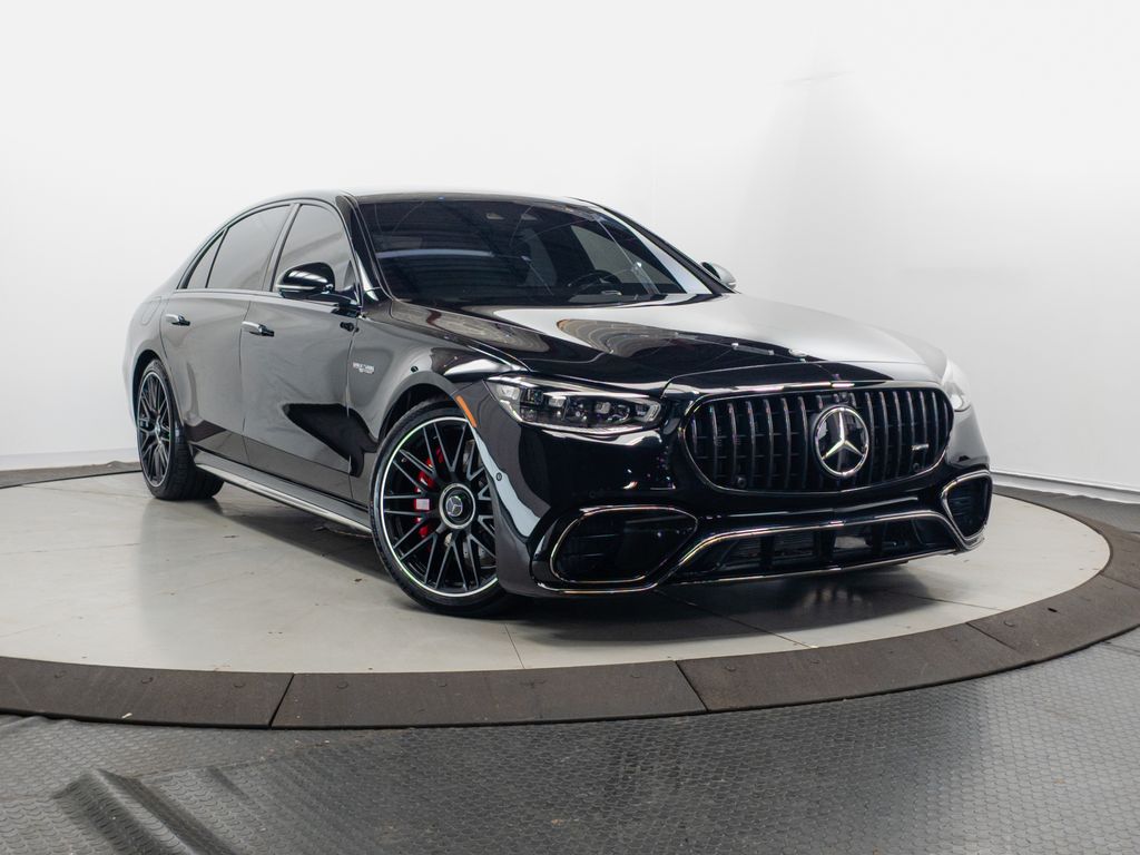 Obsidian Black Metallic 2025 Mercedes-Benz S-Class Sedan All-Wheel Drive 9-Speed Automatic