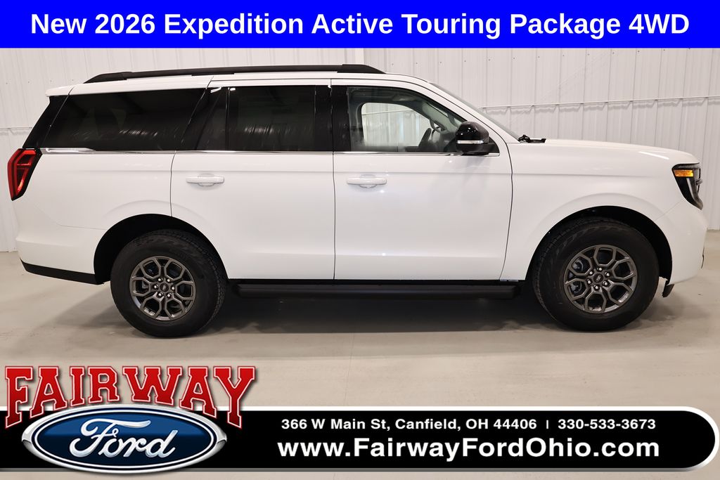 Star White Metallic Tri-Coat 2026 Ford Expedition Active 4WD SUV / Crossover Four-Wheel Drive Automatic