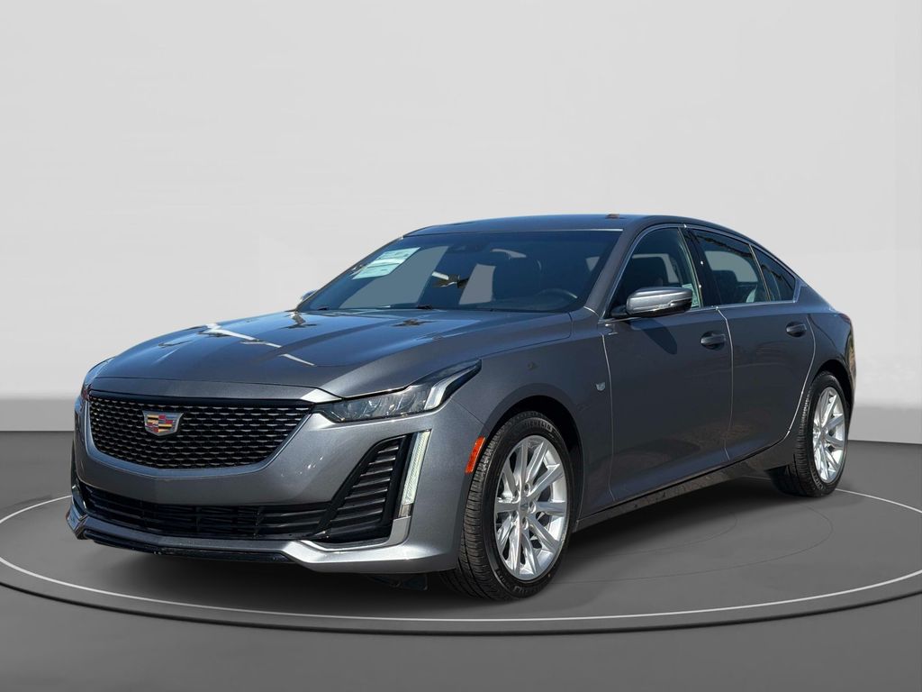 Gray (Satin Steel Metallic) 2020 Cadillac CT5 Sedan Rear-Wheel Drive Automatic