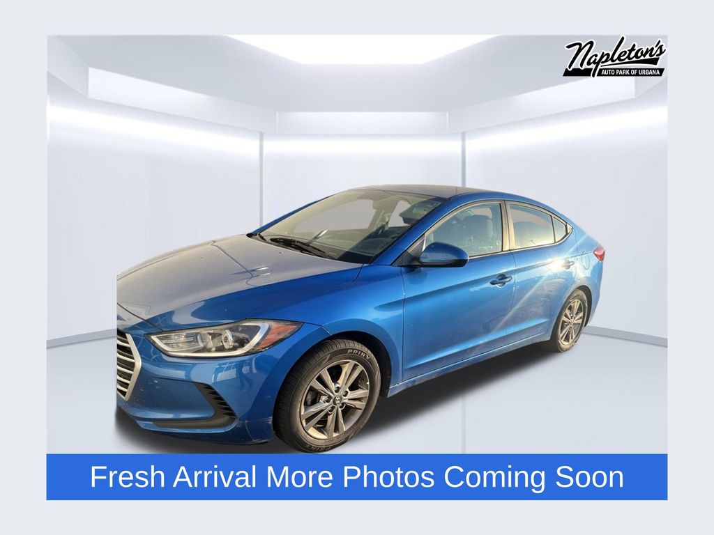 Electric Blue 2017 Hyundai Elantra Sedan Front-Wheel Drive 6-Speed Automatic