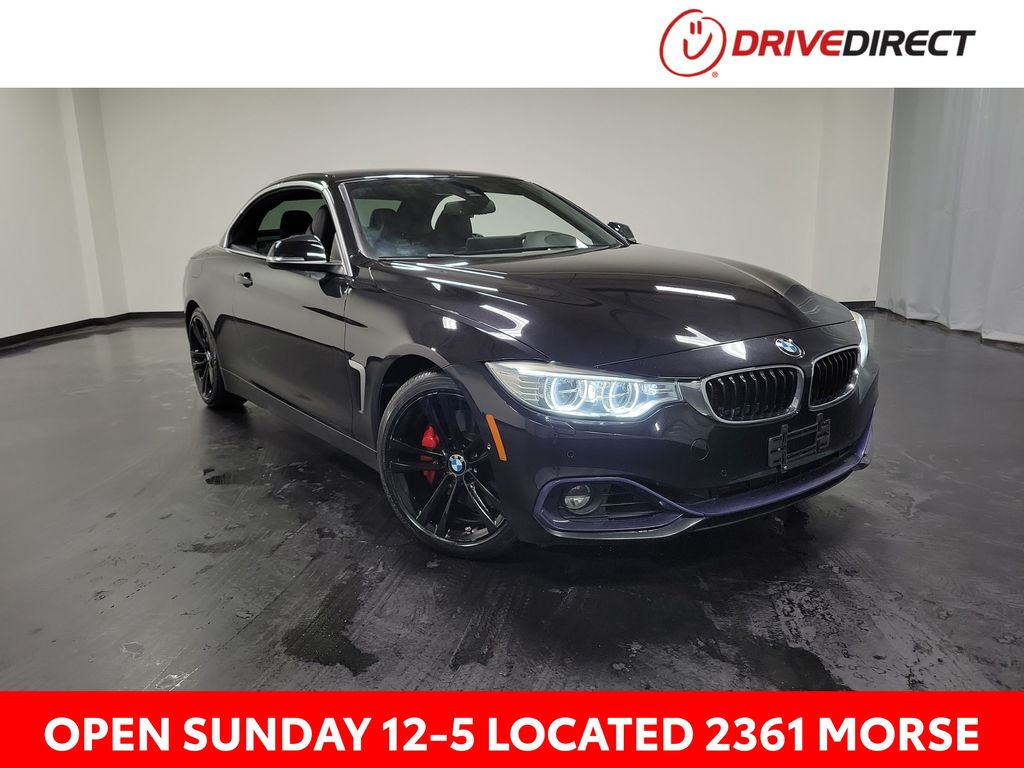 Black Sapphire Metallic 2014 BMW 4 Series Convertible Rear-Wheel Drive 8-Speed Automatic