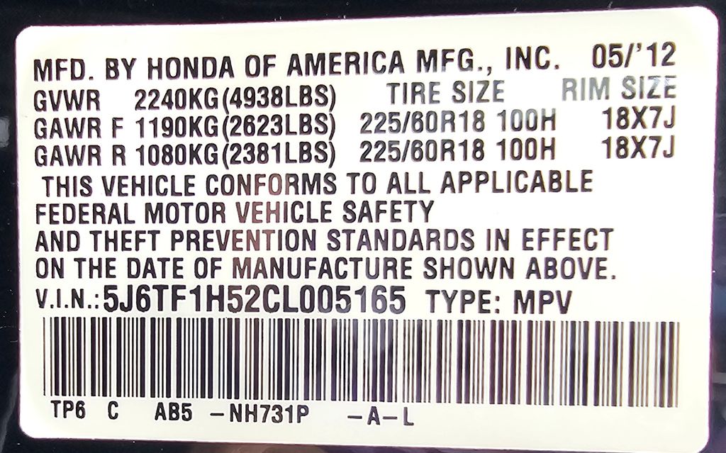 2012 Honda Crosstour EX-L