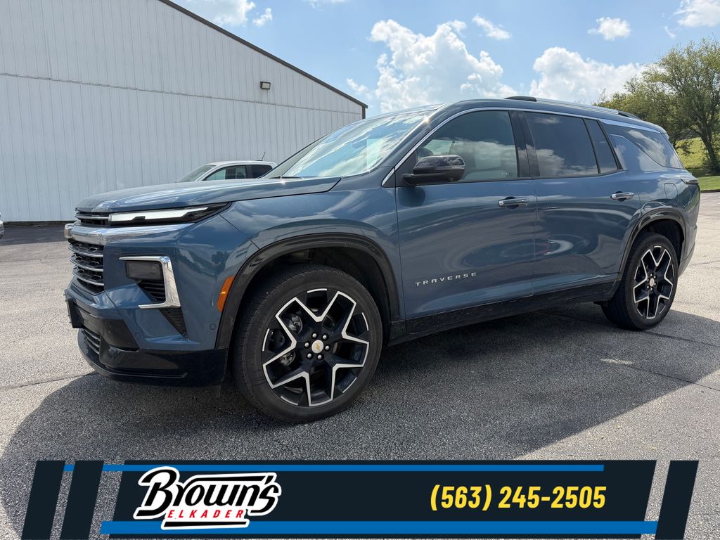 Lakeshore Blue Metallic 2025 Chevrolet Traverse SUV / Crossover Four-Wheel Drive 8-Speed Automatic