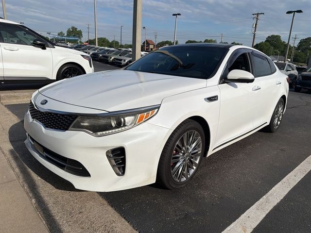Snow White Pearl 2016 Kia Optima SXL Turbo Sedan Front-Wheel Drive 6-Speed Automatic