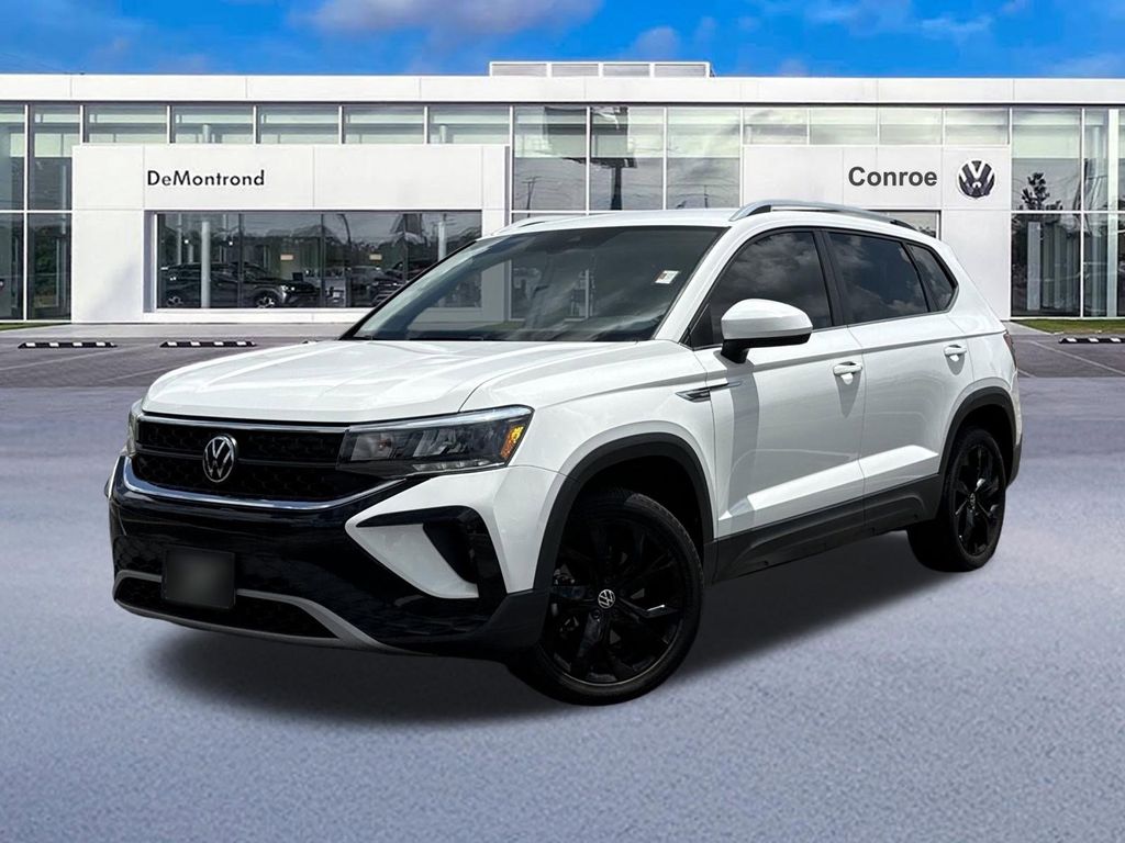 2023 Volkswagen Taos 1.5T SE White at DeMontrond Automotive Group