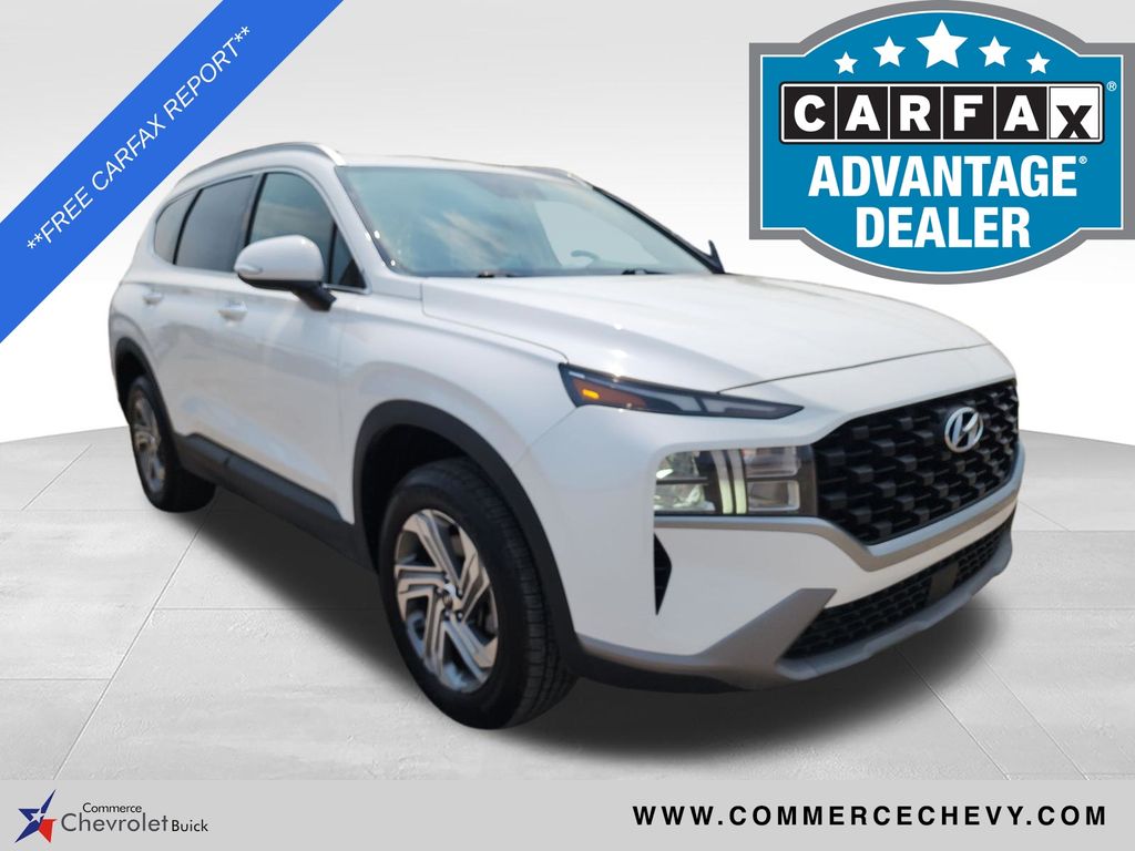Serenity White Pearl 2023 Hyundai Santa Fe SUV / Crossover All-Wheel Drive 8-Speed Automatic