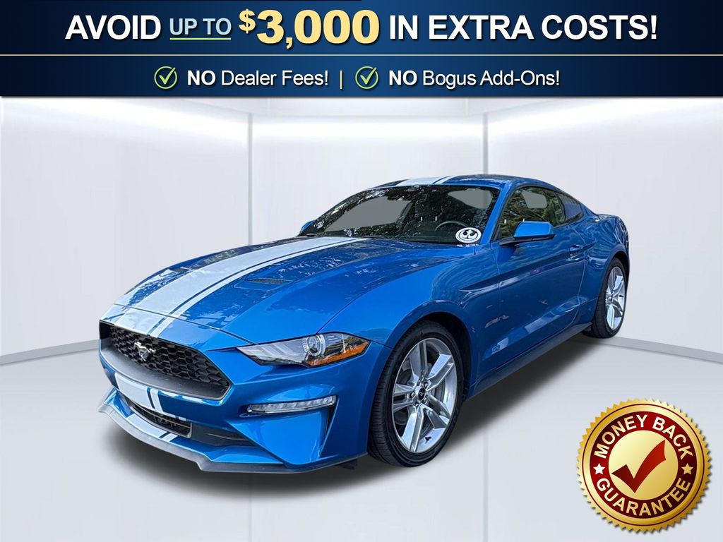 Blue Metallic 2021 Ford Mustang Coupe Rear-Wheel Drive Automatic